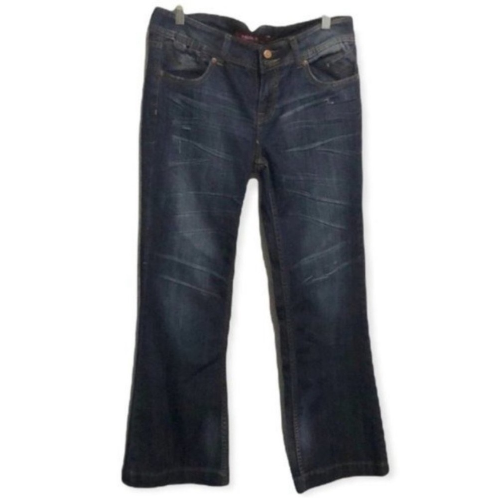 Vigold Vintage Dark Wash Flare Leg Jeans